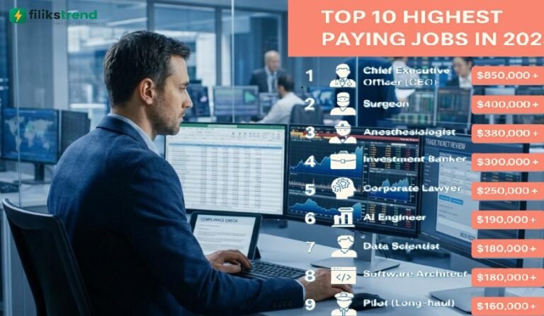 Highest paying finance jobs and careers in 2026